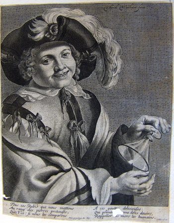 Allegorisches Darstellung - Leerer Becher
