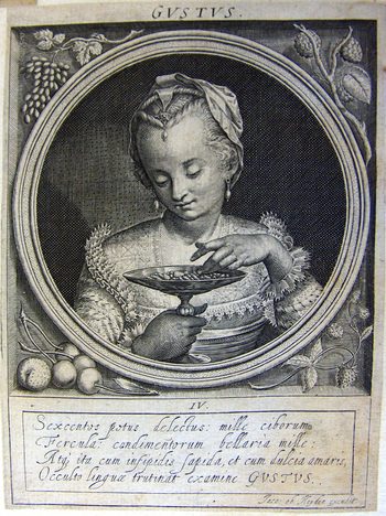 Allegorische Darstellung der Fünf Sinne -  Der Geschmack