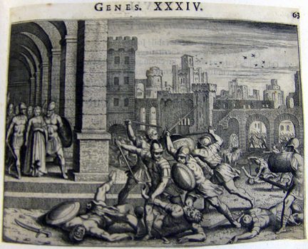 Revenge the Söhne of Jacob on the Sichemiten - Blutbad to Sichem