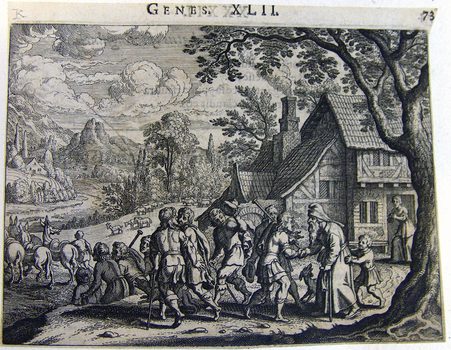 Brothers of Joseph ziehen after Egypt