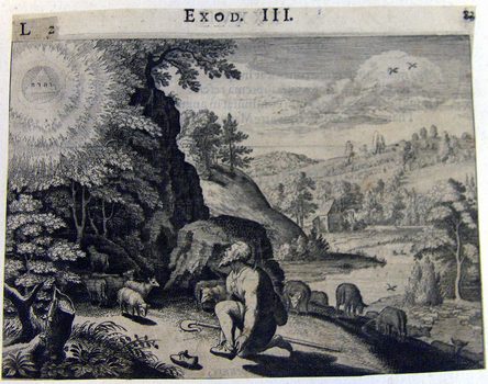 Moses before the Brennenden Dornbusch - Calling of the Moses