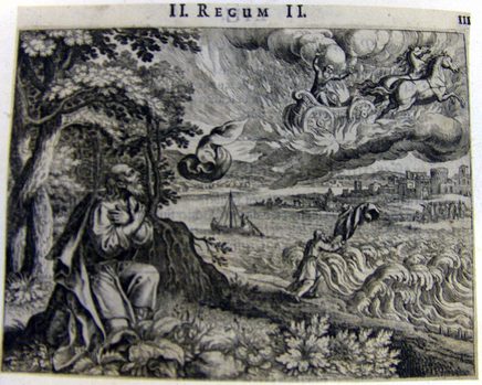 Entrückung Elijas - Elijas Himmelfahrt im feuerigem Wagen