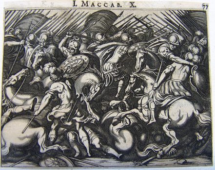 Sieg Jonatans über das Heer Demetrius II.