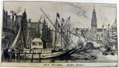 Gebäude der Börse - ´Rockin´ und ´Beaurs´ in Amsterdam