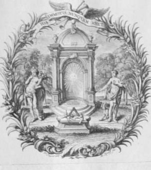 Allegorische Darstellung - Glaube und Wissenschaft