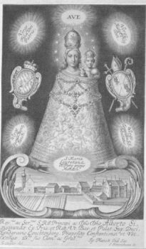 Wallfahrtsbild Maria Loreto am Berg zu München