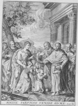 Christus segnet die Kinder