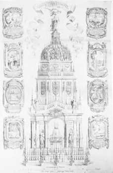 Trauergerüst für Kaiserin Claudia Felicitas (1676)
