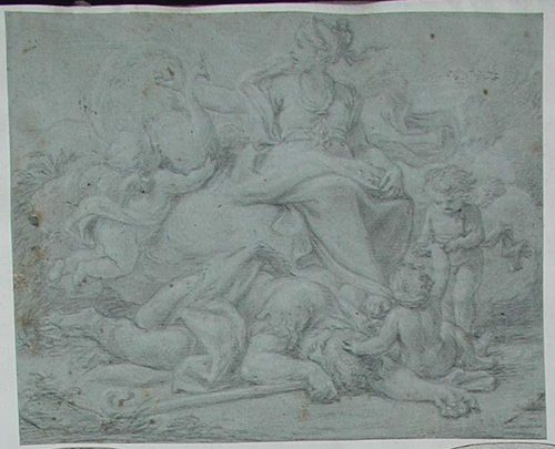 Minerva im Maleratelier