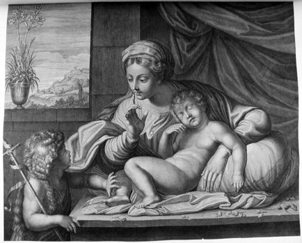 Maria mit dem Christuskind und Johanneskanben