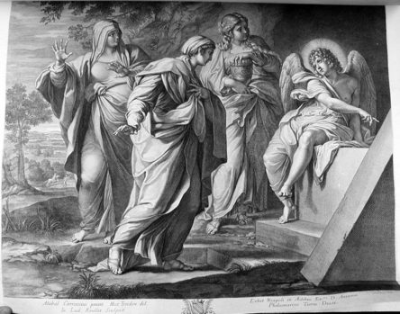Drei Marien am Christusgrab - Botschaft des Engels am leeren Grab