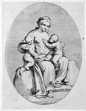 Allegorische Darstellung - Nächstenliebe - Caritas