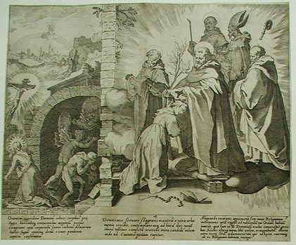Hl. Katharina von Siena erhält von Hl. Dominikus das Ordenskleid