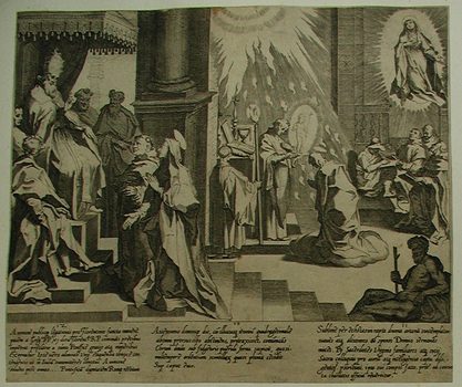 Hl. Katharina von Siena spricht vor dem Papst Urban VI.