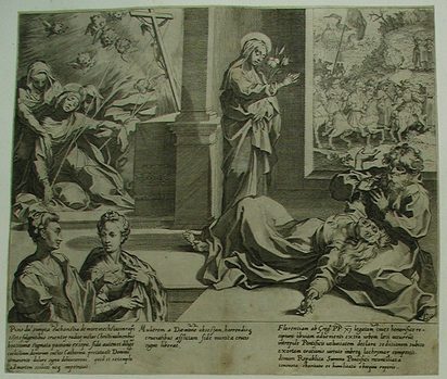 Hl. Katharina von Siena kämpft um die Seele Palmerinas