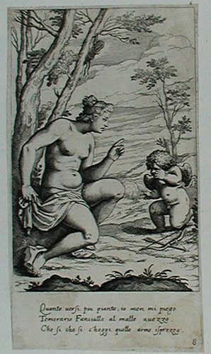 Venus, den Amor tadelnd
