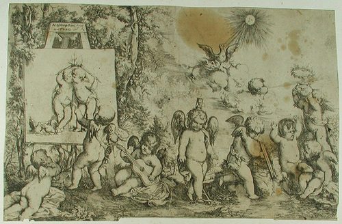 Allegorische Darstellung - Putten