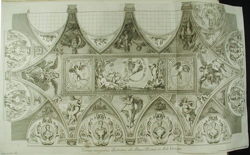 Allegorische Darstellung -  Hymnus auf die Zeit - Das Deckengemälde der Loggia in Palazzo Verospi in Rom