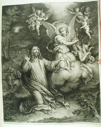 Gebet Christi  am Ölberg im Garten Getsemani