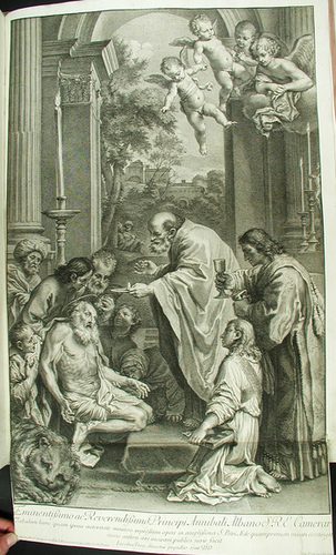 Letzte Kommunion des Hl. Hieronymus
