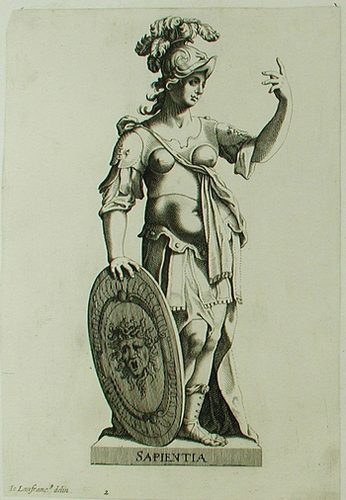 Allegorische Darstellung  - Tugend der Sapientia - Weisheit