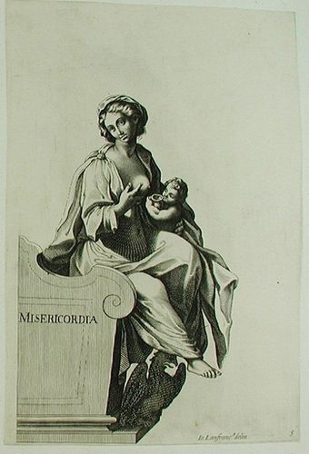 Allegorische Darstellung  - Tugend der Misericordia - Barmherzigkeit