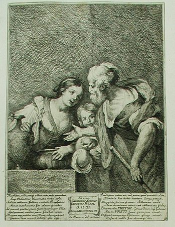 Prophet Elias und die Witwe von Sarepta