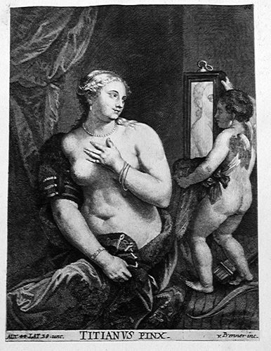 Venus bei der Toilette