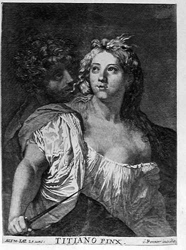 Tarquinus und Lucretia