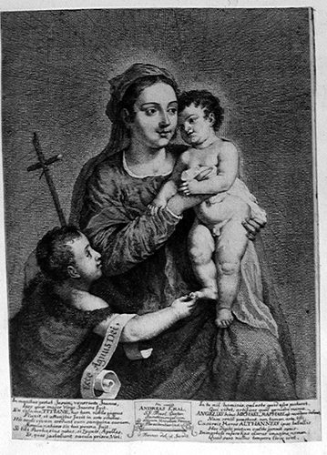 Maria mit dem Christuskind und dem Johannesknaben