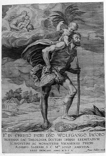 Die Jungen begegnen den Auferstandenen auf dem Weg nach Emmaus