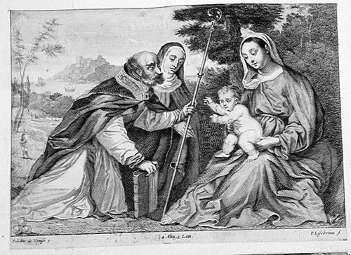 Heilige Familie mit dem Johannesknaben und Hl. Katharina
