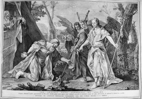 Abraham emfängt die drei Engel - Gott zu Gast bei Abraham