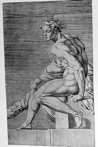 Nackter Jüngling  - "Ignudo"