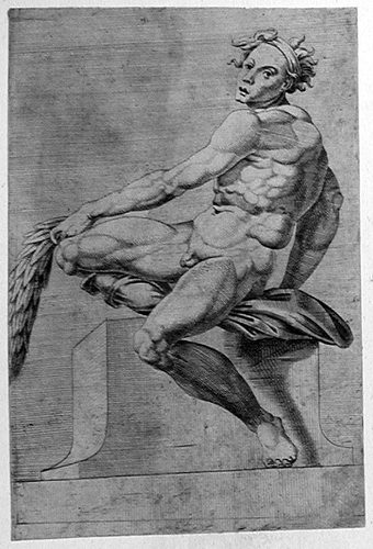 Nackter Jüngling  - "Ignudo"