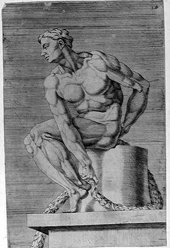 Nackter Jüngling  - "Ignudo"