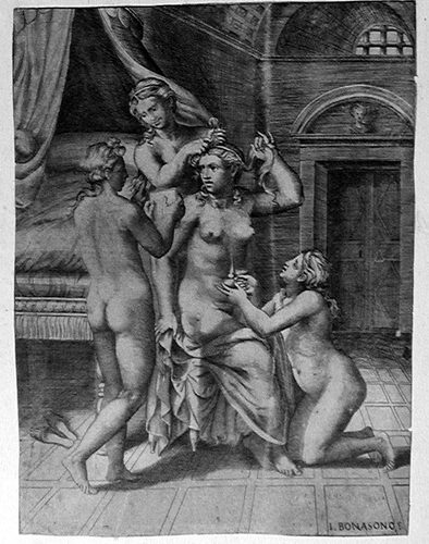 Venus gepflegt von drei Grazien