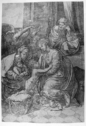 Heilige Familie mit Hl. Anna und Johannes dem Täufer