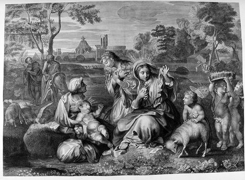 Maria mit dem Christuskind, Hl. Anna und kleinem Johannes dem Täufer
