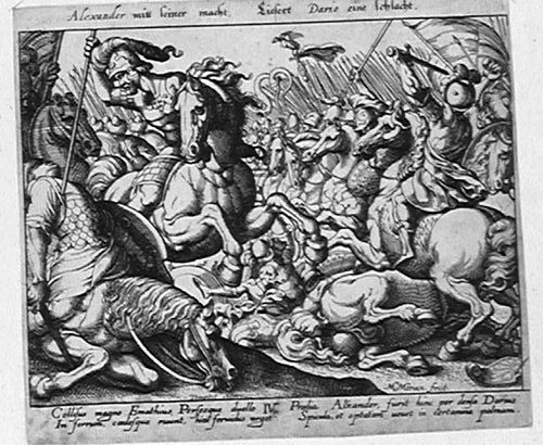 Alexander der Große vernichtet bei Gaugamela die persische Kavalkade