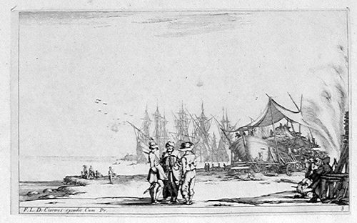Zierkartusche mit Adlern