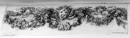 Zierfriese mit Leoparden, Hunden und Adlern