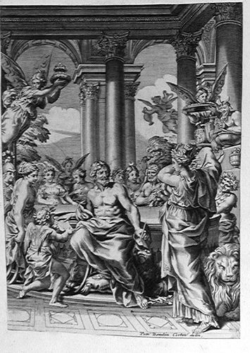 Kybele vor Jupiter