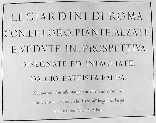 Dedikationsblatt >>All. Ill. et Ecc. Sig. Il. Sig. D. Livio Odescalchi Duca di Ceri Nipote della Santita di N.S. Papa INNOCENTO XI.<<