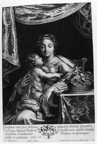 Maria mit dem Christuskind und dem Stieglitz
