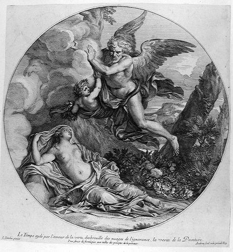 Venus und Amor in der Begleitung von Amoretten
