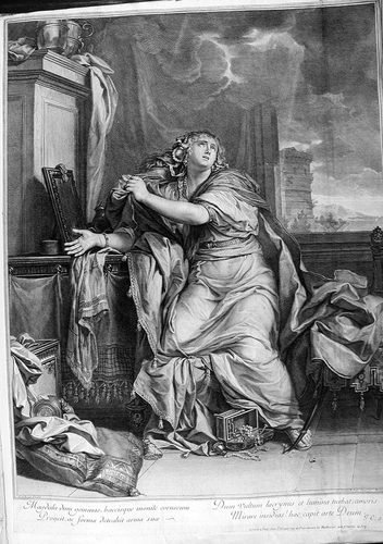 Cybele, Ceres, Bacchus, Pan und Flora bereiten das Festmahl für die Hochzeit von Herkules und Hebe vor