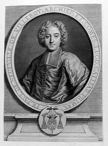 Allegorische Darstellung - Ecclesia verweist Literatur auf die Ewigkeit durch den Glaube