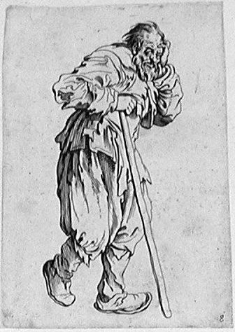The Beggar with the langen staff