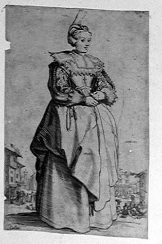 The Lady with the little Hat (vermutlich Callots Woman)